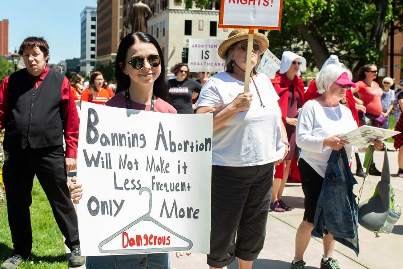 abortion protest