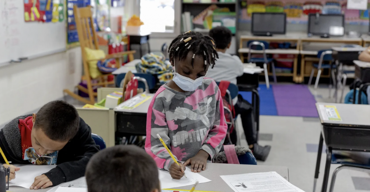 students in a classroom