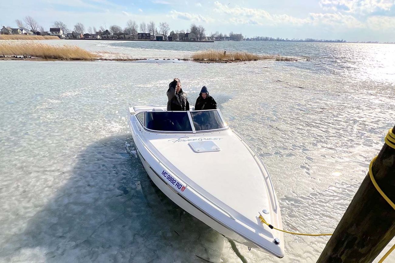 boat in lake