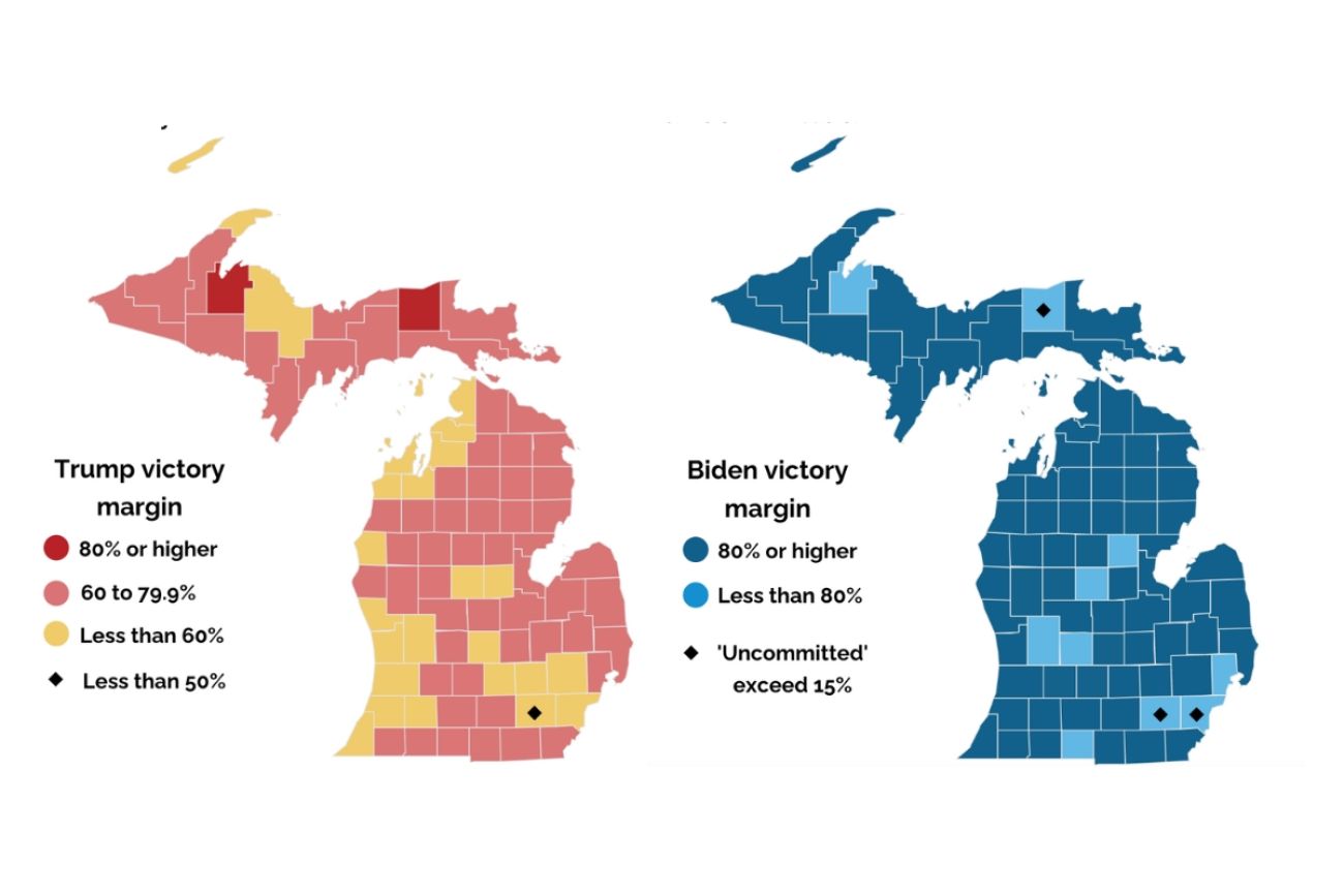 Two michigan maps 