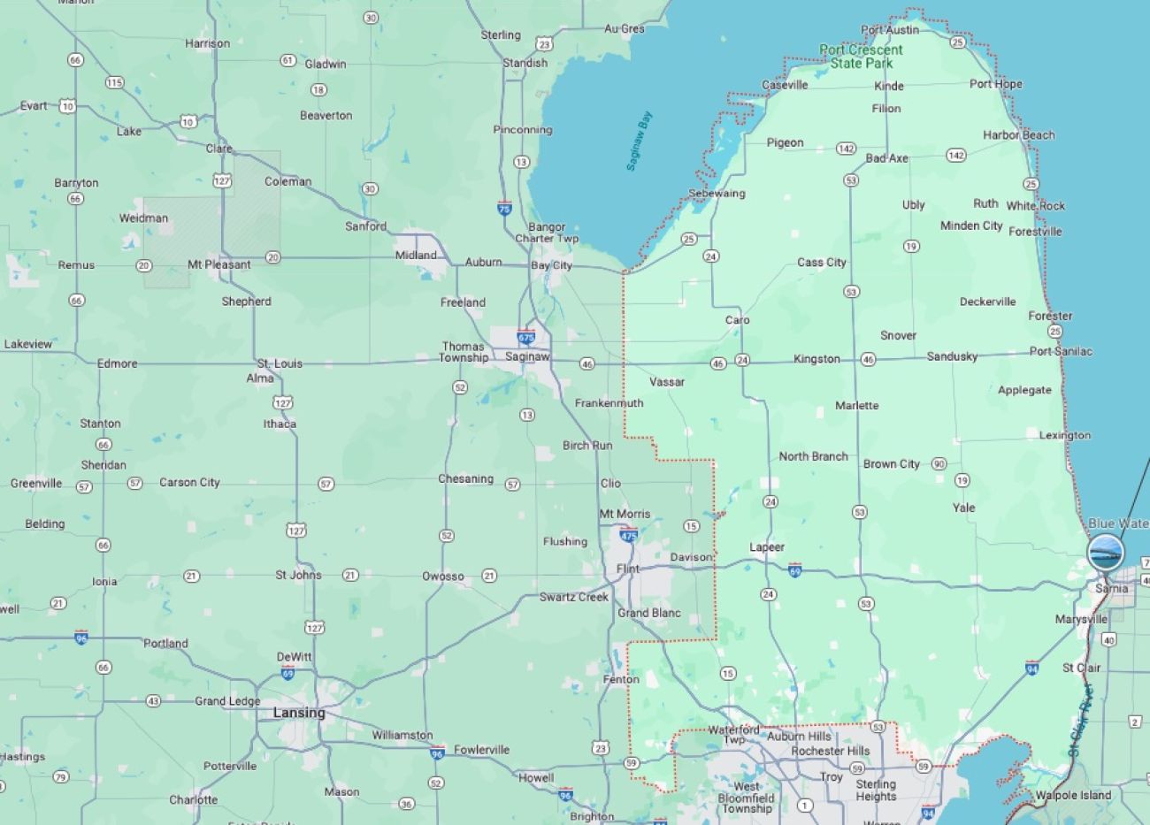 Michigan's 9th Congressional District map