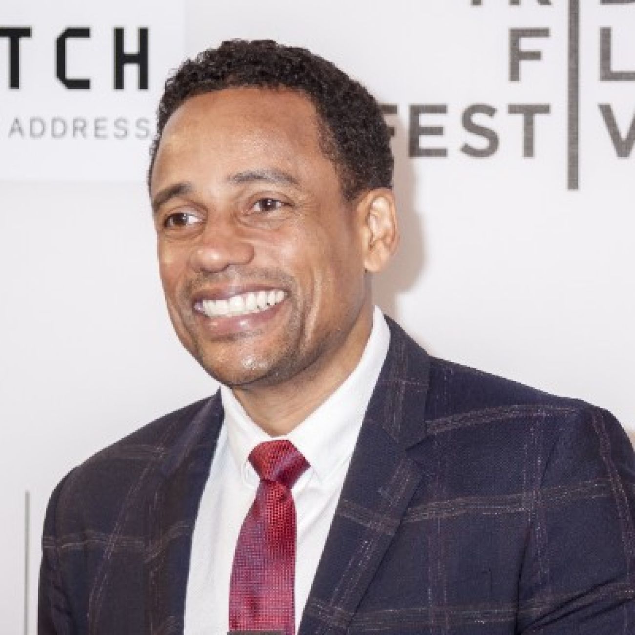 Hill Harper wearing a suit