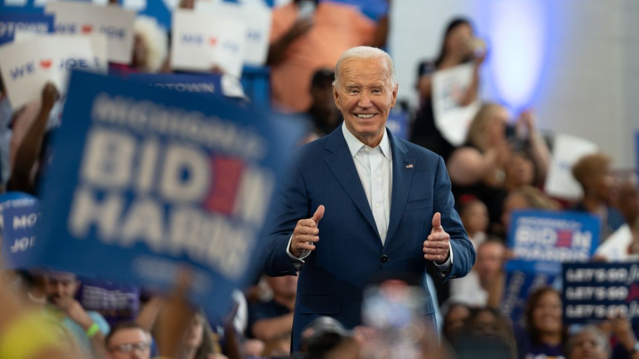 Joe Biden in Detroit