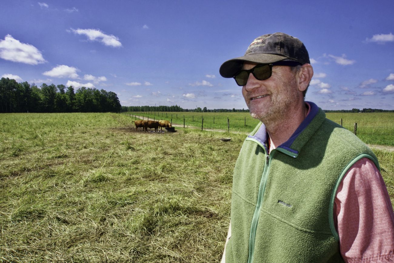 Jason Rowntree in the field