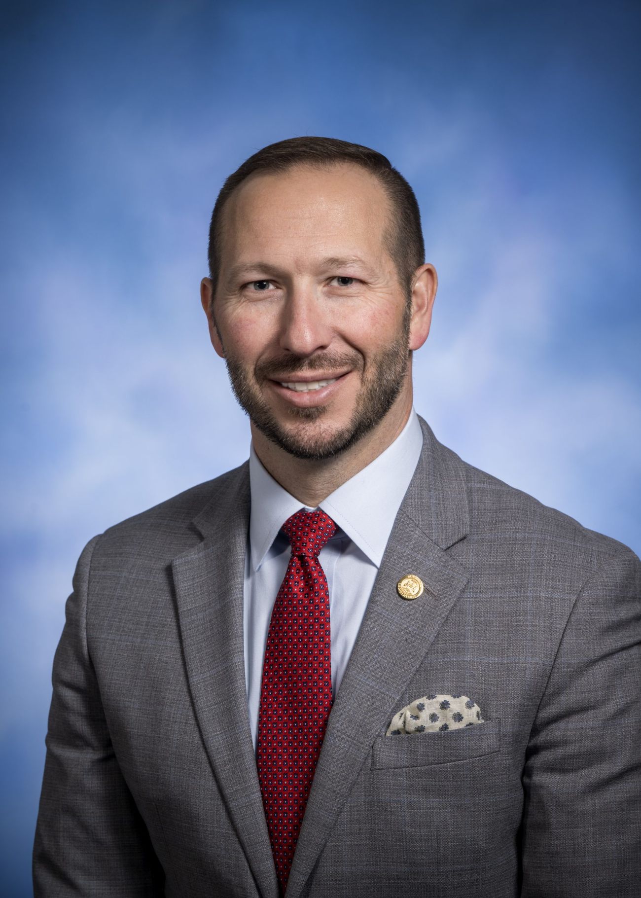 State Rep. Matthew Bierlein, R-Vassar, headshot