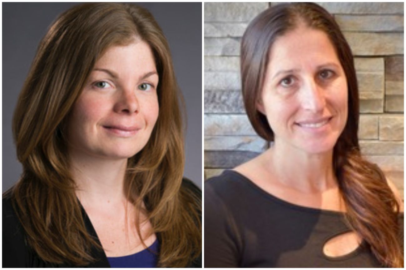  Julie Maslowsky and Taryn Gal headshots.