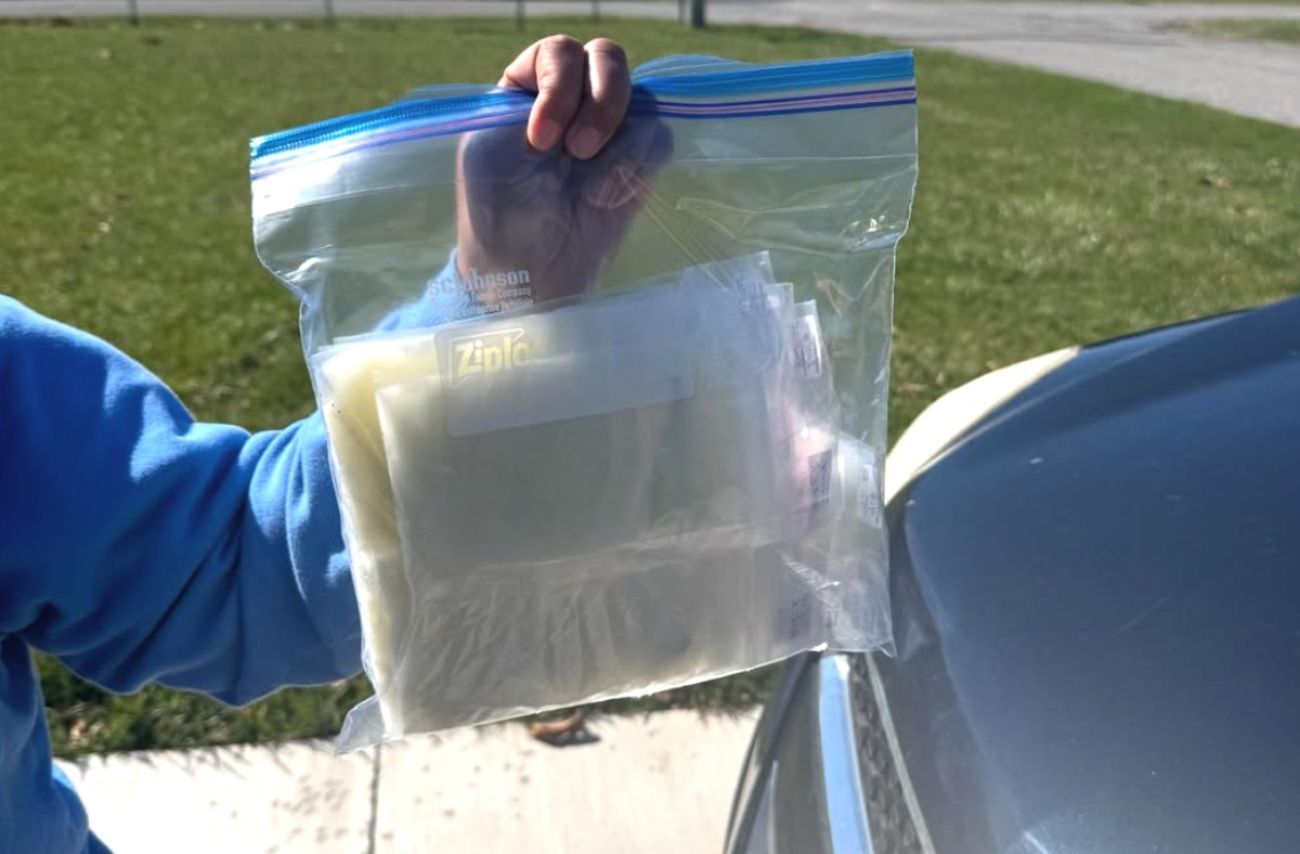 Bag of milk