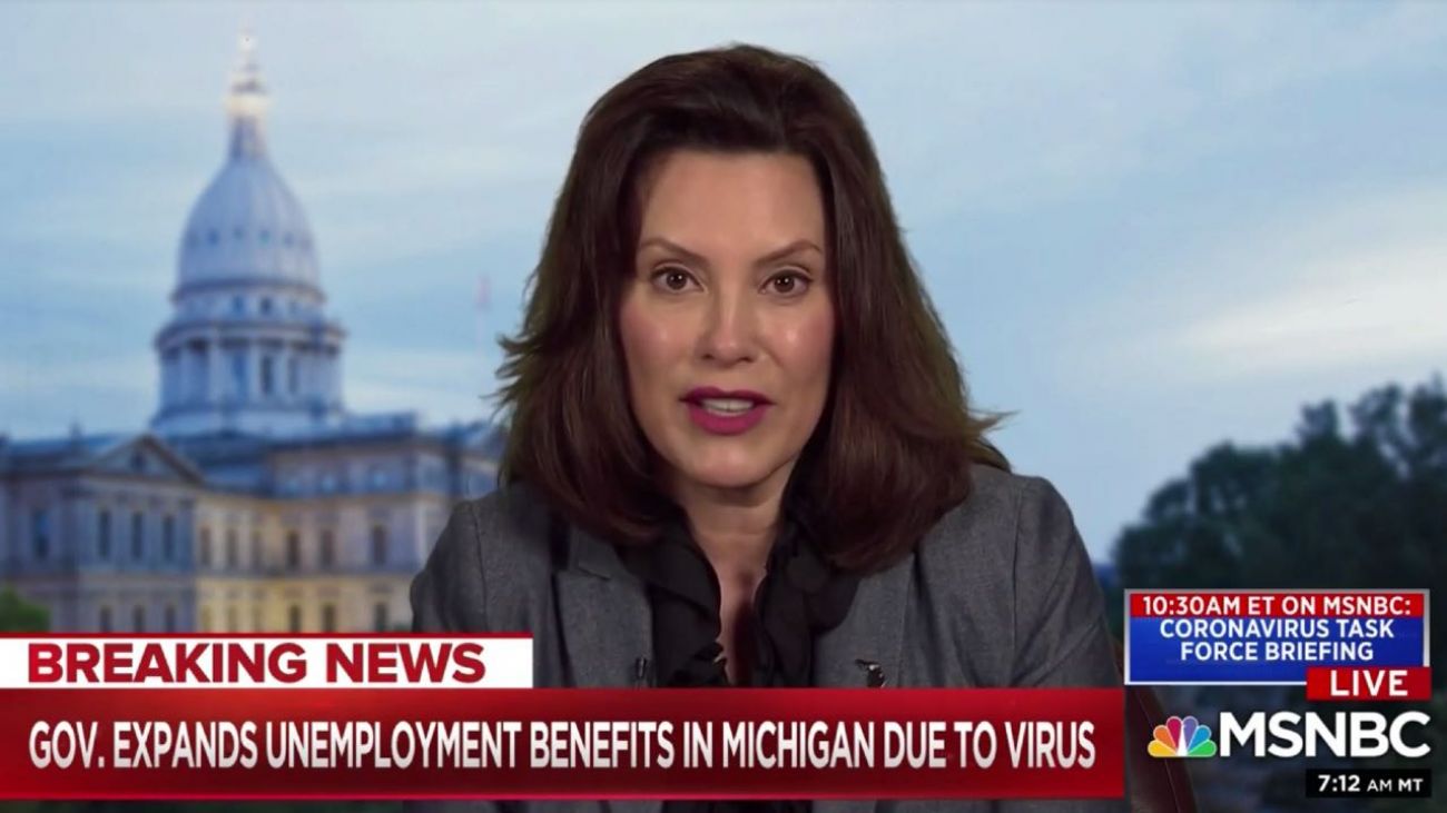 Gov. Gretchen Whitmer on MSNBC