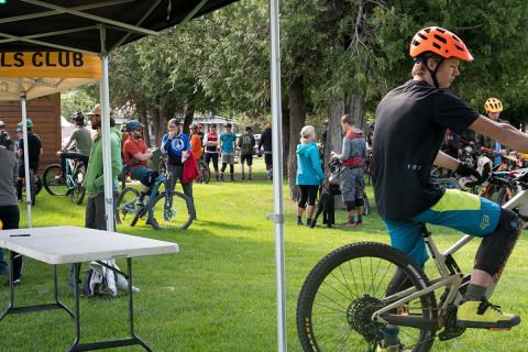 Bikers gather in Copper Harbor