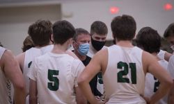  Olivet boys basketball coach Matt Seidl,