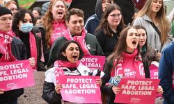 pro abortion protest in lansing 
