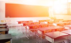 empty classroom