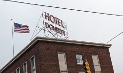 Doherty Hotel sign