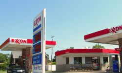 An Exxon gasoline station on Ford Rd., in the Detroit suburb of Dearborn Heights.