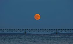 moon over water