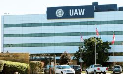 United Auto Workers (UAW) world headquarters in Detroit. 