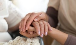 close up of two women's hands