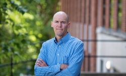 Justin Heinze of the University of Michigan’s School of Public Health, posing for a picture