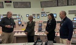  Michigan Gov. Gretchen Whitmer, Energy Secretary Jennifer Granholm and others inside the Palisades nuclear power plant 