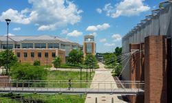 The campus of Eastern Michigan University in Ypsilanti, Mich.