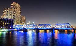 Downtown Grand Rapids at night