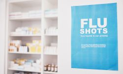 Flu shots poster to promote vaccines