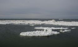 A little bit of in Lake Michigan near Holland, Michigan. 