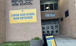 The front of Redford Union High School.