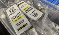 Test strips for fentanyl.