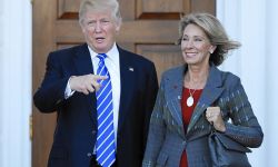 Donald Trump and Betsy DeVos