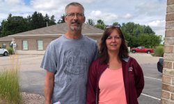 Couple at Secretary of State office