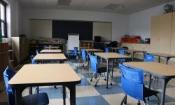 empty classroom